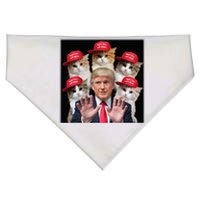 Make Cats Safe Again Trump 2024 Red Hat Make Pets Safe Again USA-Made Doggie Bandana