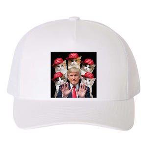 Make Cats Safe Again Trump 2024 Red Hat Make Pets Safe Again Yupoong Adult 5-Panel Trucker Hat