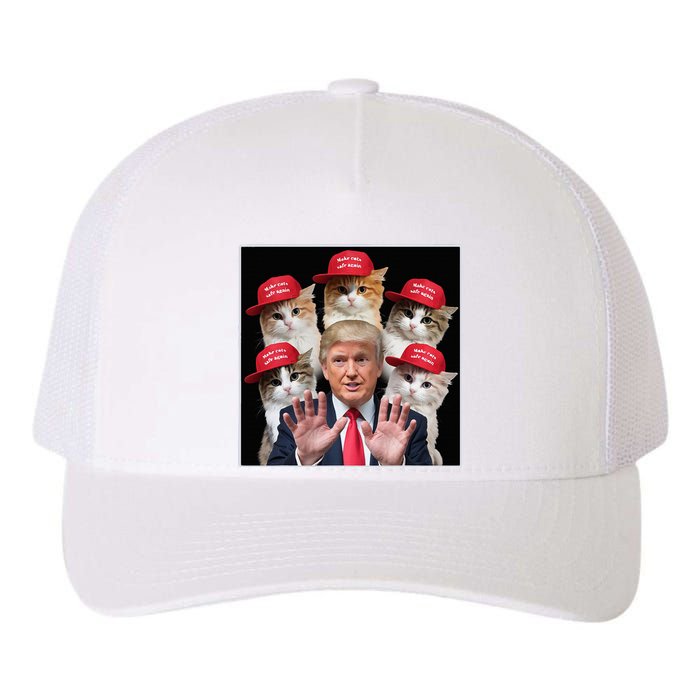 Make Cats Safe Again Trump 2024 Red Hat Make Pets Safe Again Yupoong Adult 5-Panel Trucker Hat