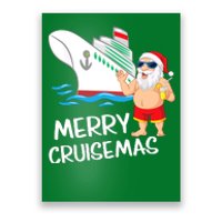 Merry Cruisemas Santa Claus Christmas Family Cruise Graphic Poster