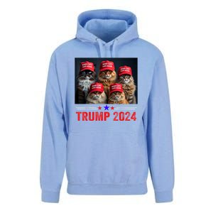 Make Cats Safe Again Trump 2024 Unisex Surf Hoodie