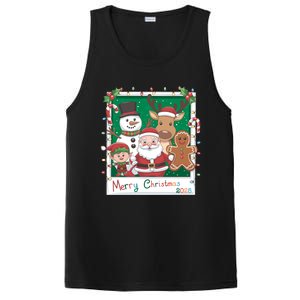 Merry Christmas Santa Elf Reindeer Snowman Gingerbread PosiCharge Competitor Tank