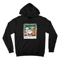 Merry Christmas Santa Elf Reindeer Snowman Gingerbread Tall Hoodie