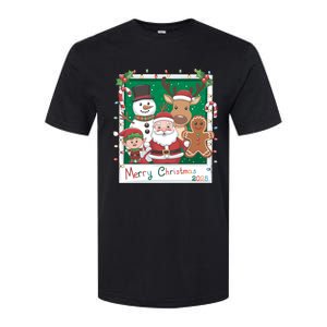 Merry Christmas Santa Elf Reindeer Snowman Gingerbread Softstyle CVC T-Shirt