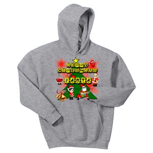 Merry Christmas Santa Kids Hoodie