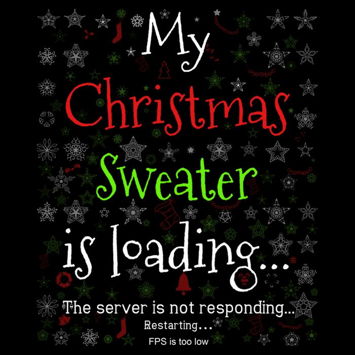 My Christmas Sweater Loading Funny Christmas Gift Impact Tech Backpack