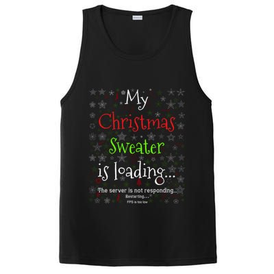 My Christmas Sweater Loading Funny Christmas Gift PosiCharge Competitor Tank