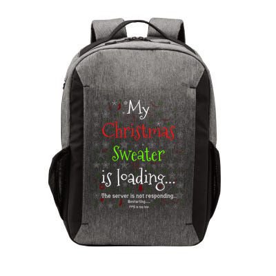 My Christmas Sweater Loading Funny Christmas Gift Vector Backpack