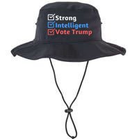 Maga Checklist Strong Intelligent Women For Trump Girl Gift Legacy Cool Fit Booney Bucket Hat