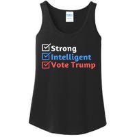 Maga Checklist Strong Intelligent Women For Trump Girl Gift Ladies Essential Tank