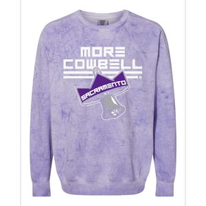 More Cowbell Sacramento Basketball Colorblast Crewneck Sweatshirt