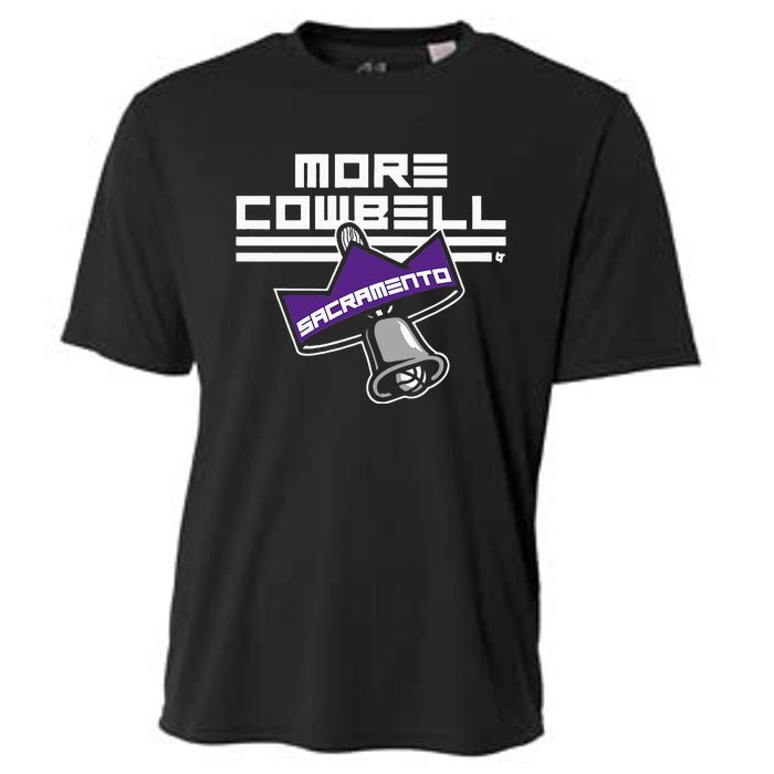 More Cowbell Sacramento Basketball Cooling Performance Crew T-Shirt