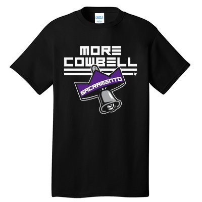 More Cowbell Sacramento Basketball Tall T-Shirt