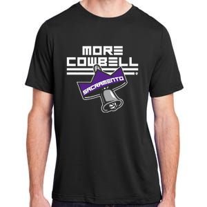 More Cowbell Sacramento Basketball Adult ChromaSoft Performance T-Shirt