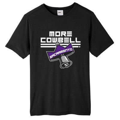 More Cowbell Sacramento Basketball Tall Fusion ChromaSoft Performance T-Shirt