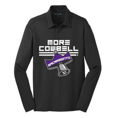 More Cowbell Sacramento Basketball Silk Touch Performance Long Sleeve Polo