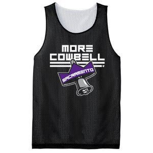 More Cowbell Sacramento Basketball Mesh Reversible Basketball Jersey Tank