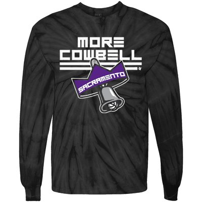 More Cowbell Sacramento Basketball Tie-Dye Long Sleeve Shirt