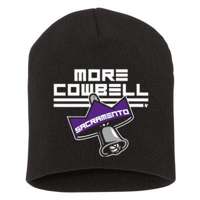 More Cowbell Sacramento Basketball Short Acrylic Beanie