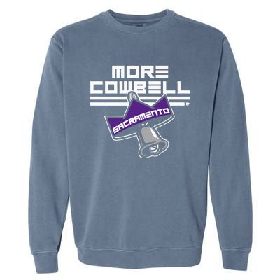 More Cowbell Sacramento Basketball Garment-Dyed Sweatshirt