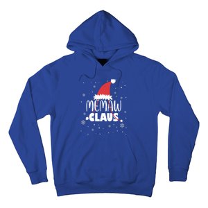 Memaw Claus Santa Hat Grandma Xmas Granny Gift Hoodie