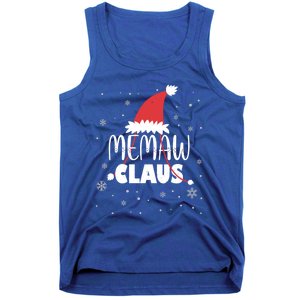 Memaw Claus Santa Hat Grandma Xmas Granny Gift Tank Top