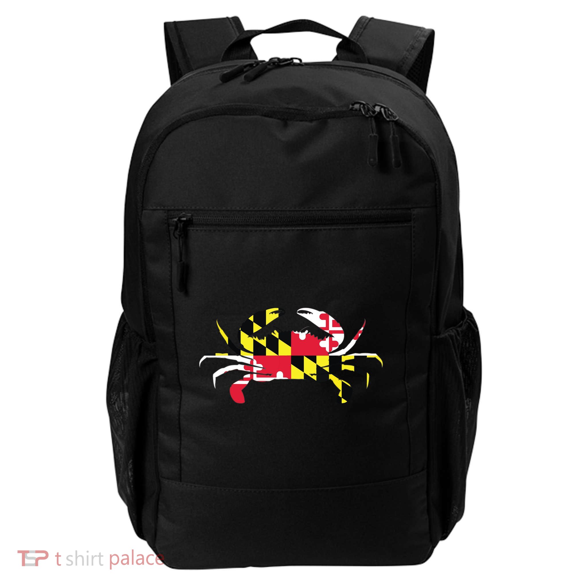 Maryland Crab State Pride Flag Daily Commute Backpack