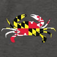 Maryland Crab State Pride Flag Vector Backpack