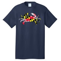 Maryland Crab State Pride Flag Tall T-Shirt