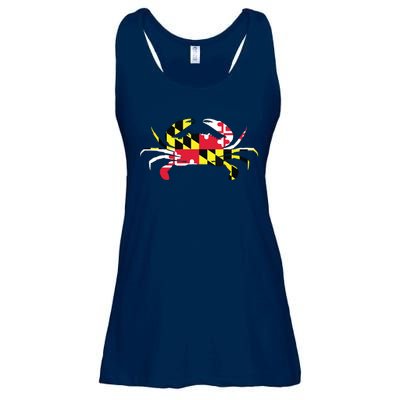 Maryland Crab State Pride Flag Ladies Essential Flowy Tank