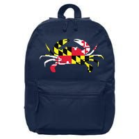 Maryland Crab State Pride Flag 16 in Basic Backpack