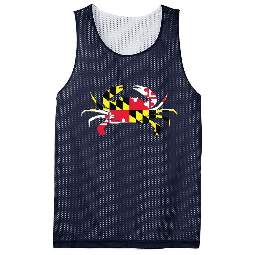 Maryland Crab State Pride Flag Mesh Reversible Basketball Jersey Tank
