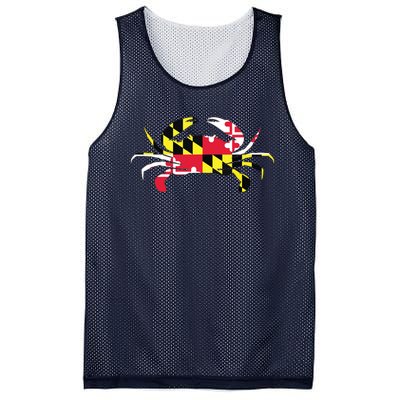 Maryland Crab State Pride Flag Mesh Reversible Basketball Jersey Tank