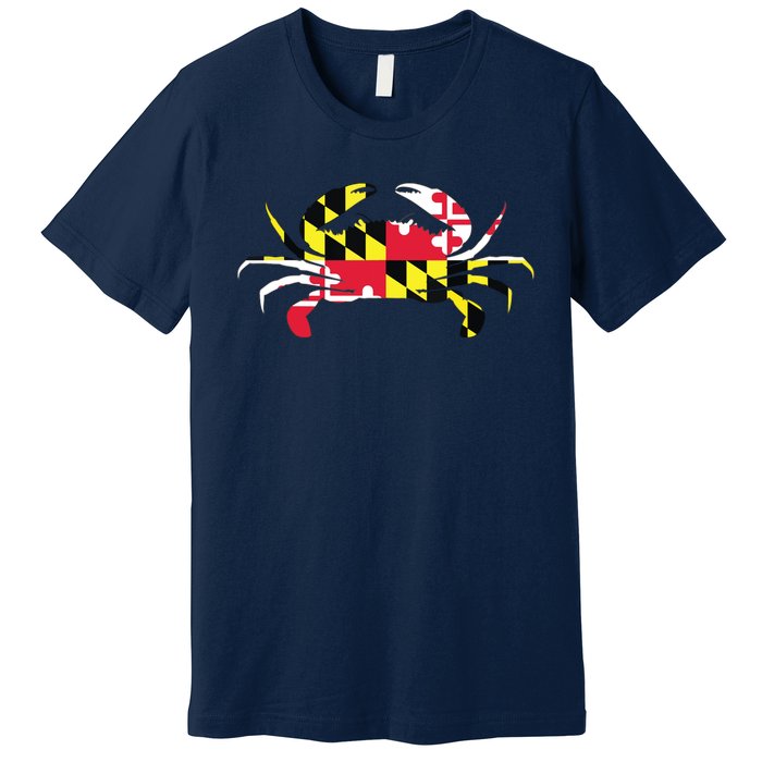 Maryland Crab State Pride Flag Premium T-Shirt