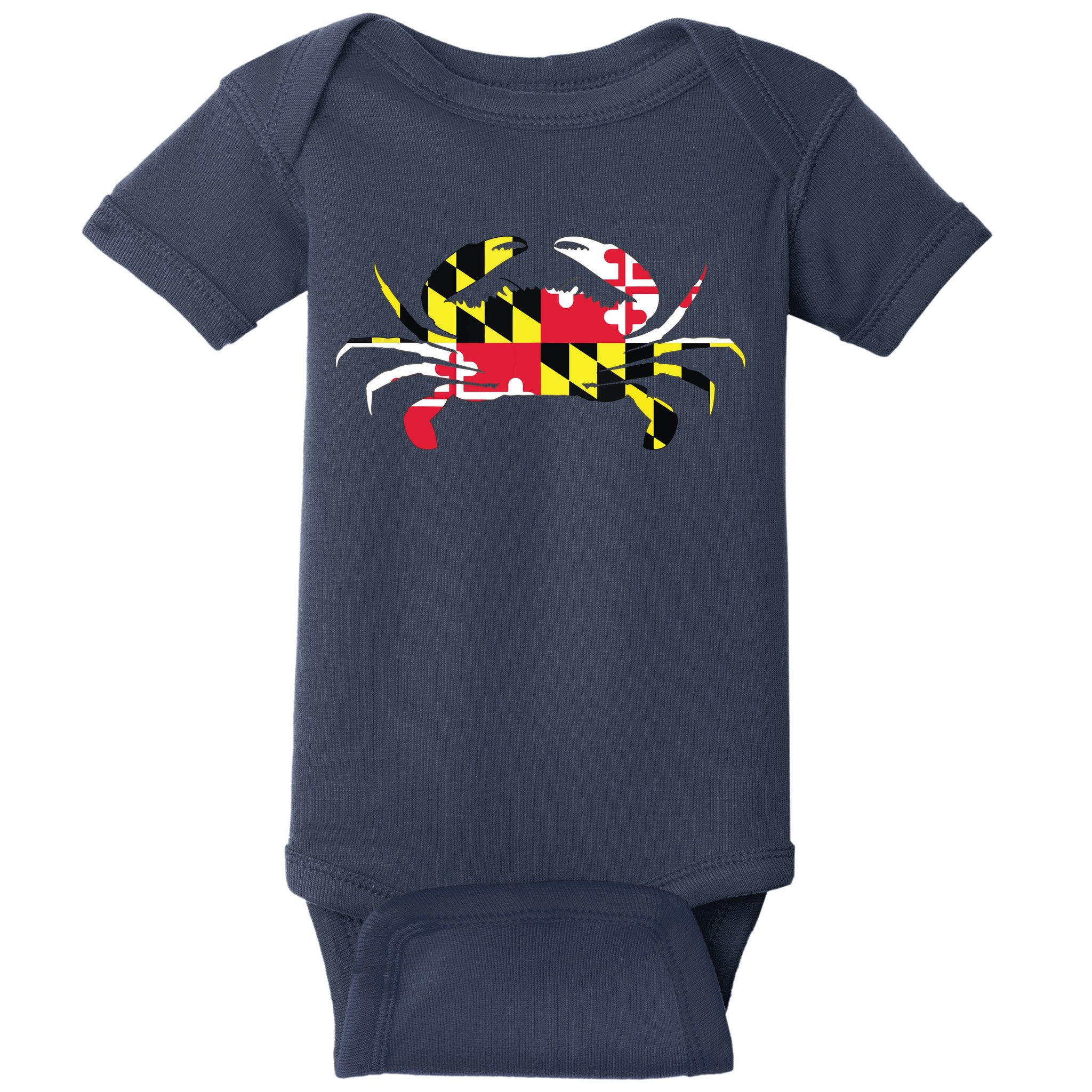 Maryland Crab State Pride Flag Baby Bodysuit