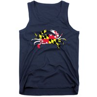 Maryland Crab State Pride Flag Tank Top