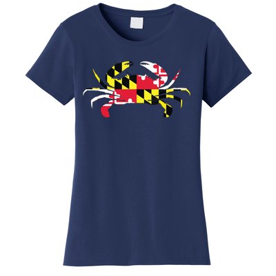 Maryland Crab State Pride Flag Women's T-Shirt