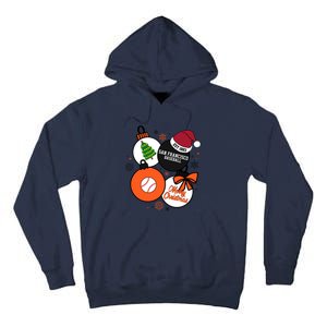 Merry Christmas San Francisco Baseball Est 1883 Tall Hoodie