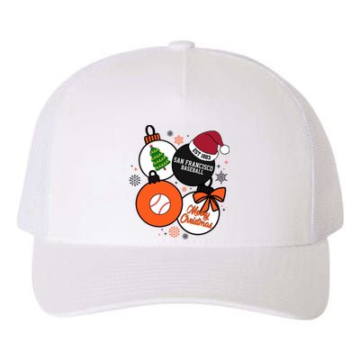 Merry Christmas San Francisco Baseball Est 1883 Yupoong Adult 5-Panel Trucker Hat