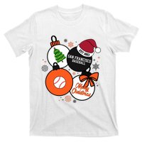 Merry Christmas San Francisco Baseball Est 1883 T-Shirt