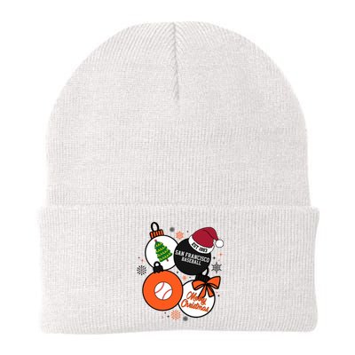 Merry Christmas San Francisco Baseball Est 1883 Knit Cap Winter Beanie