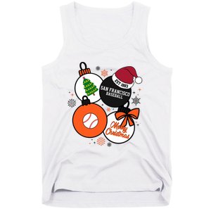 Merry Christmas San Francisco Baseball Est 1883 Tank Top