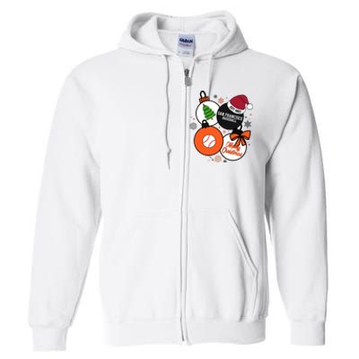 Merry Christmas San Francisco Baseball Est 1883 Full Zip Hoodie