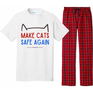 Make Cats Safe Again – Funny Cat Safety Awareness Pajama Set