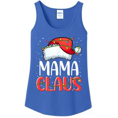 Mama Claus Santa Funny Christmas Pajama Matching Family Meaningful Gift Ladies Essential Tank