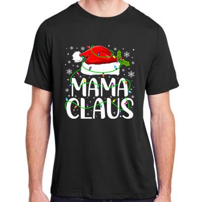 Mama Claus Santa Funny Christmas Pajama Matching Family Gift Adult ChromaSoft Performance T-Shirt