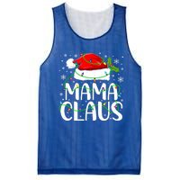 Mama Claus Santa Funny Christmas Pajama Matching Family Gift Mesh Reversible Basketball Jersey Tank