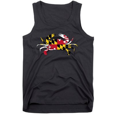 Maryland Crab State Pride Flag Tank Top