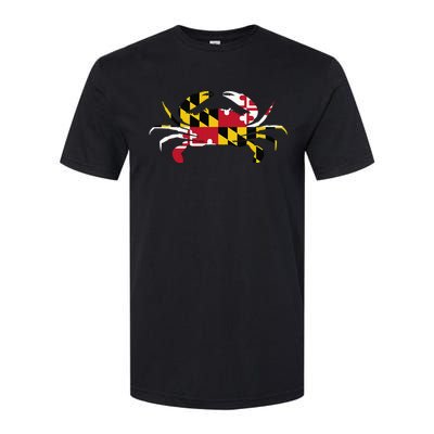 Maryland Crab State Pride Flag Softstyle® CVC T-Shirt