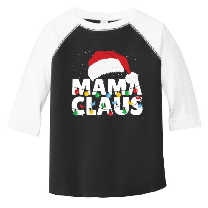 Mama Claus Santa Hat Christmas Celebration Cute Gift Toddler Fine Jersey T-Shirt